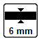 Hrúbka 6,0 mm Hrúbka 6,0 mm