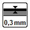 Nášľapná vrstva 0,3 mm