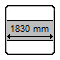 Dĺžka lamely 1830 mm